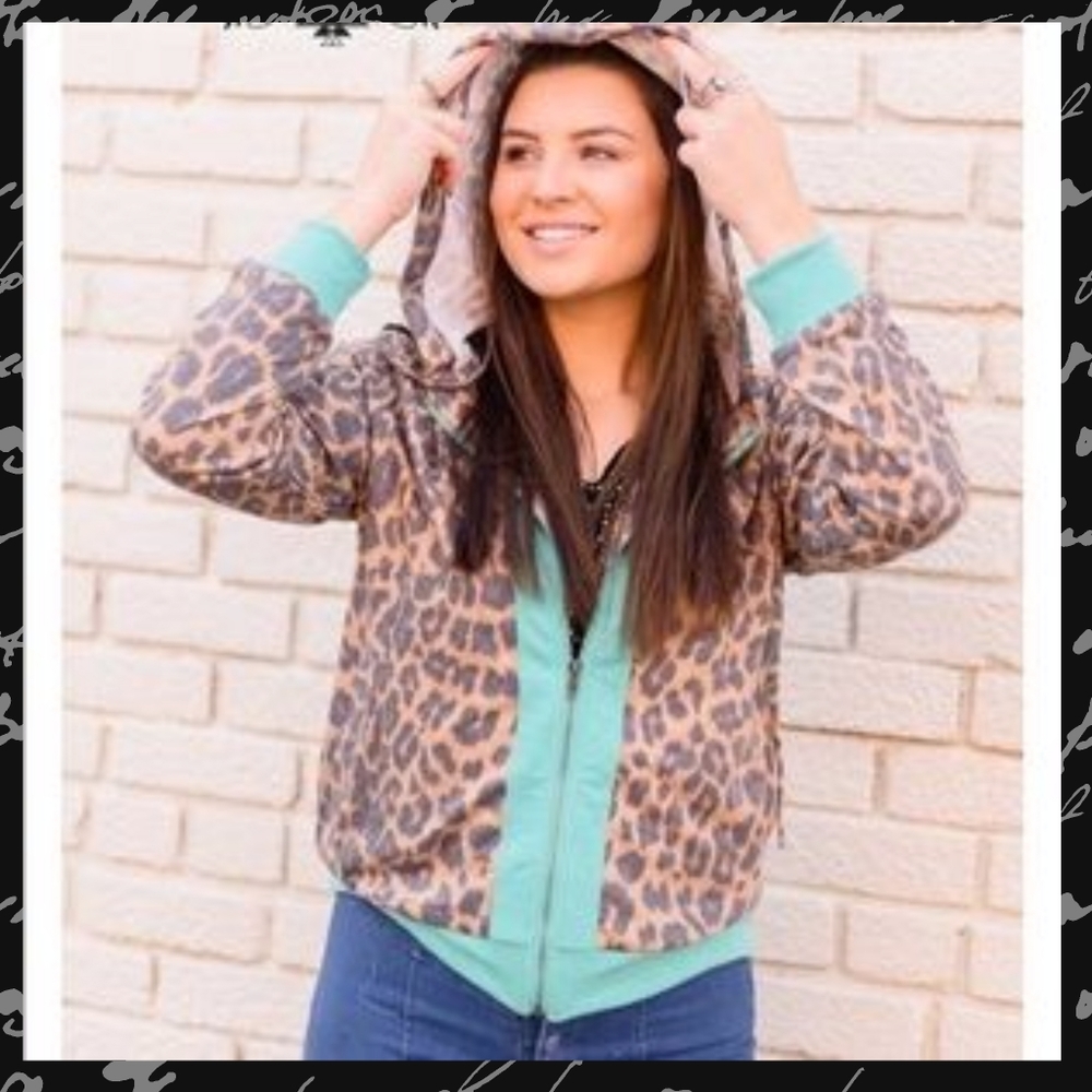 Leopard Hoodie Jacket